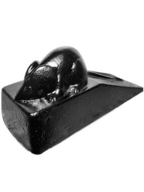 Cast Iron Doorstop Mouse & Cheese